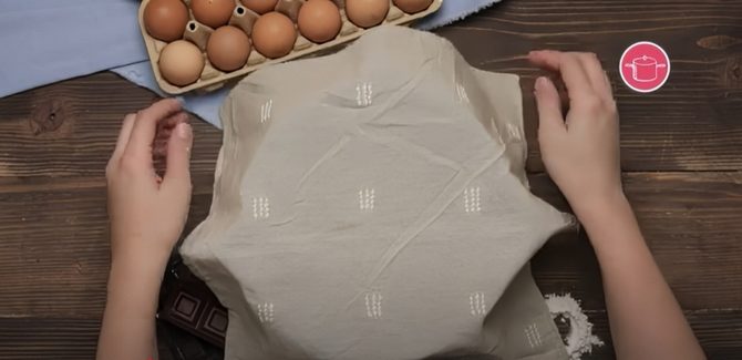 تغطية العجينة