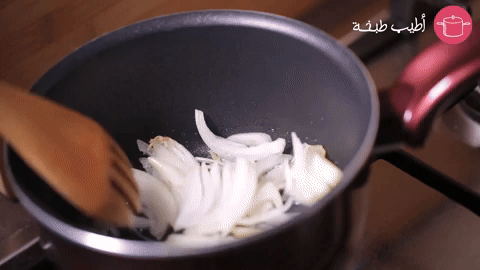 قلي البصل