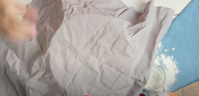 تغطية العجينة