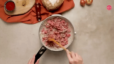 قلي اللحمة