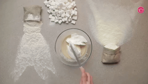 خلط المكونات