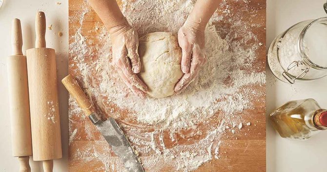 Food, Dough, Person