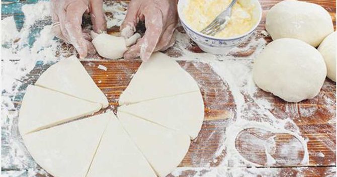 Tabletop, Furniture, Dough