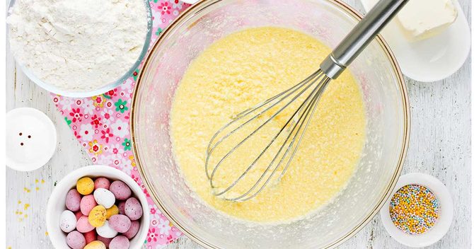 Cooking Batter, Bowl, Custard