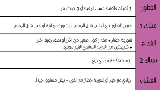 رجيم دكتوره هنادي البدر