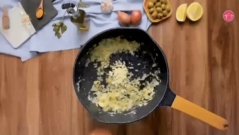 تشويح الثوم والبصل