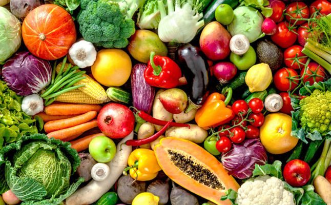 ابرز فوائد الخضروات والفواكه للجسم