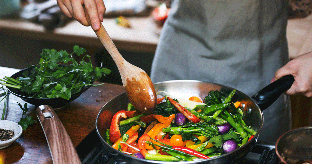 طهي الخضراوات