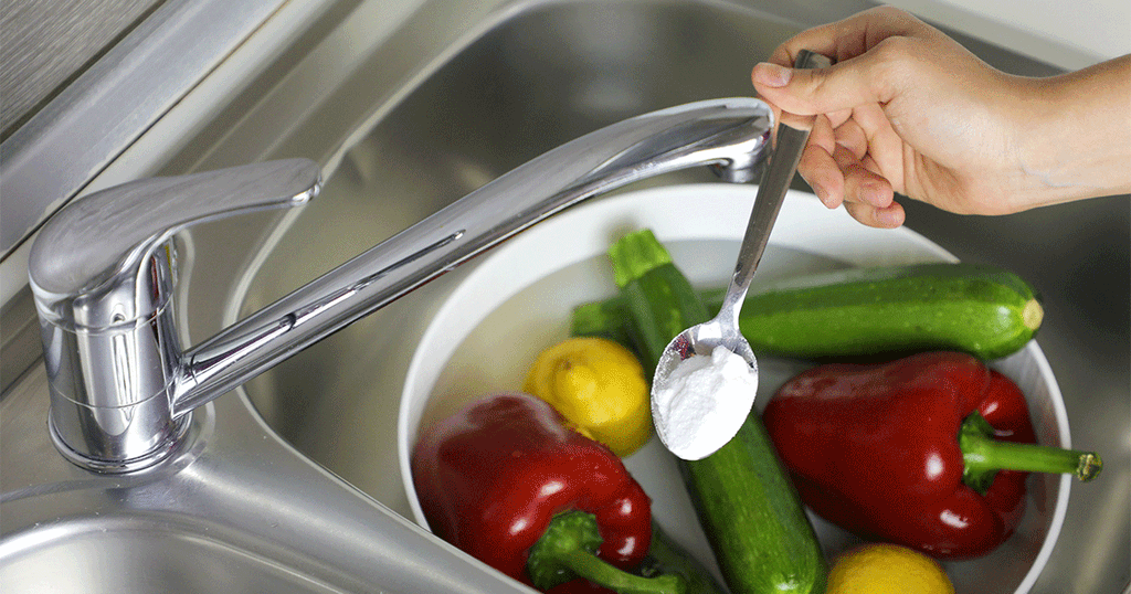 نقع الفواكه والخضار ببكربونات الصوديوم