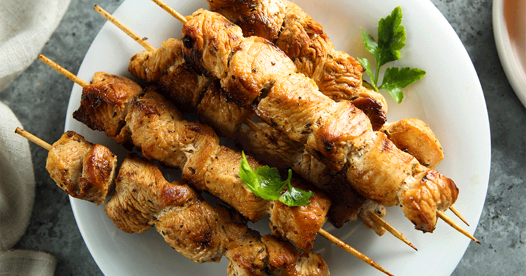 طبق شيش طاووق