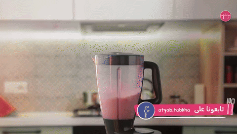 تحضير عصير الفراولة