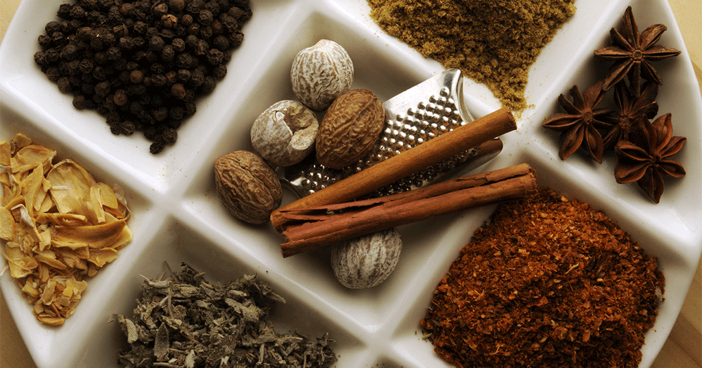 أنواع بهارات مختلفة