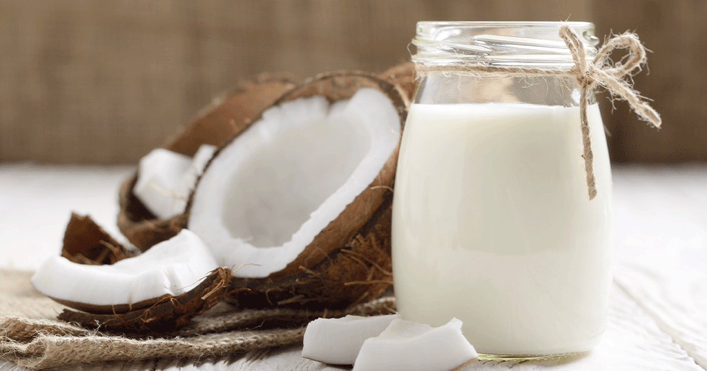 حليب جوز الهند