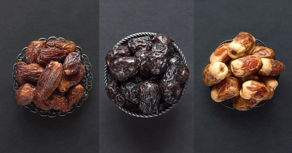 أنواع مختلفة من التمر