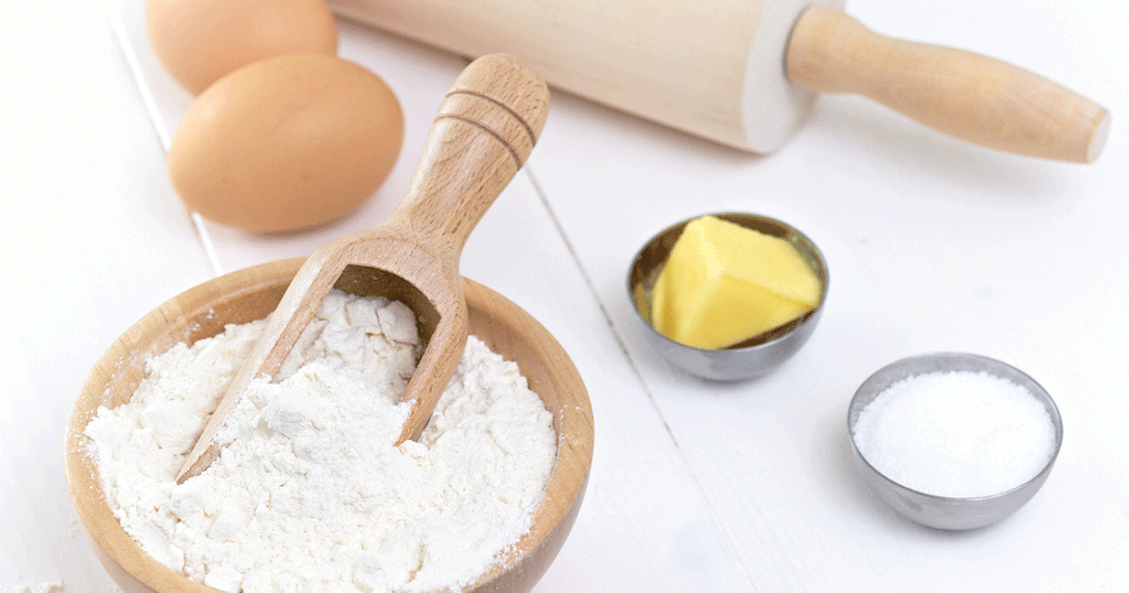 مكونات لتحضير كيك