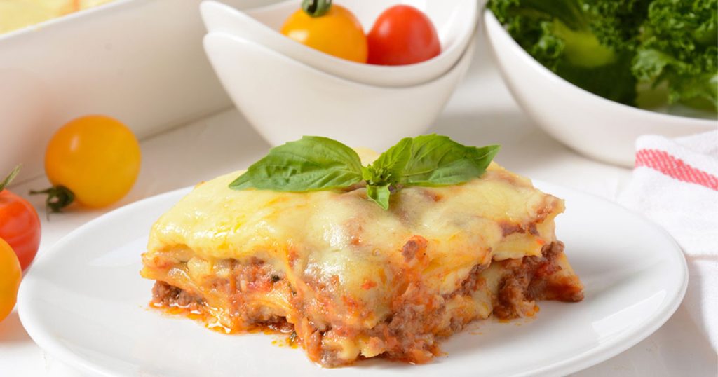 لازانيا باللحم!