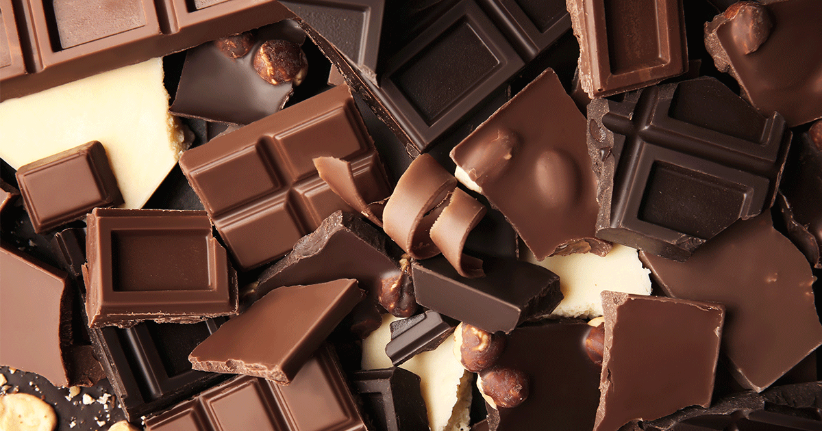 مختلف أنواع الشوكولاتة