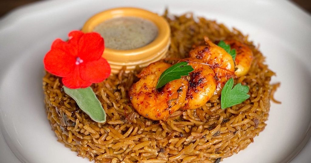 طبق الروبيان من إعداد الشيف جاسم آل خليف