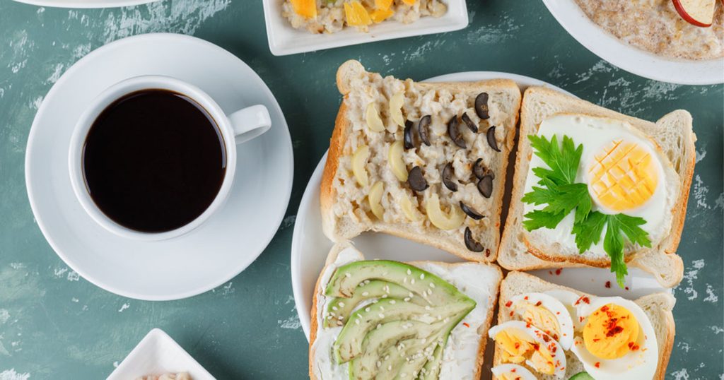 فطور بخبز التوست