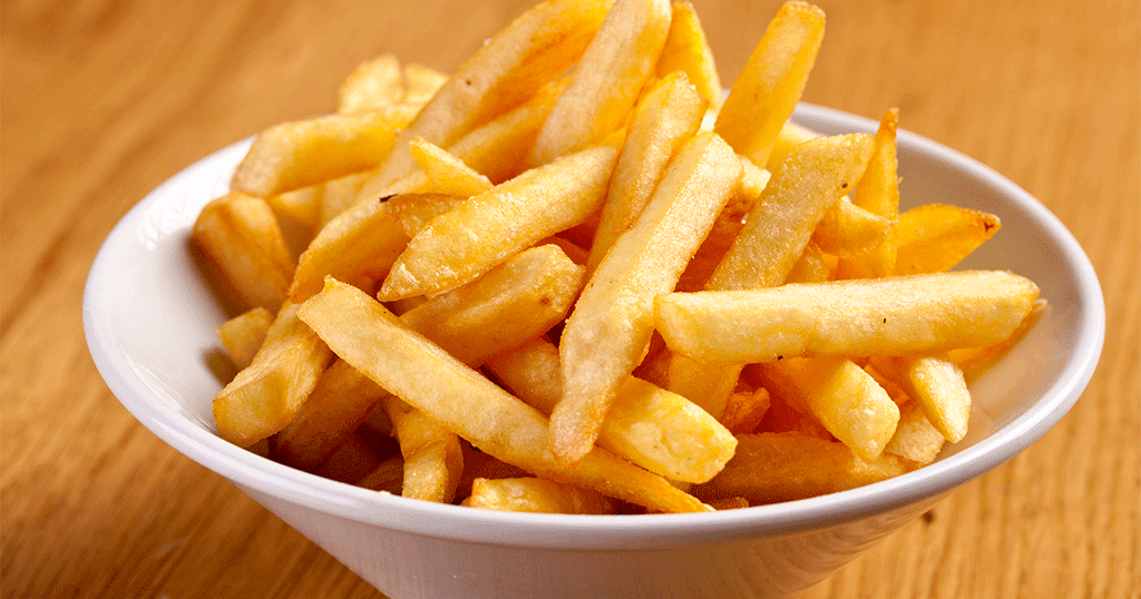طبق بطاطس مقلية