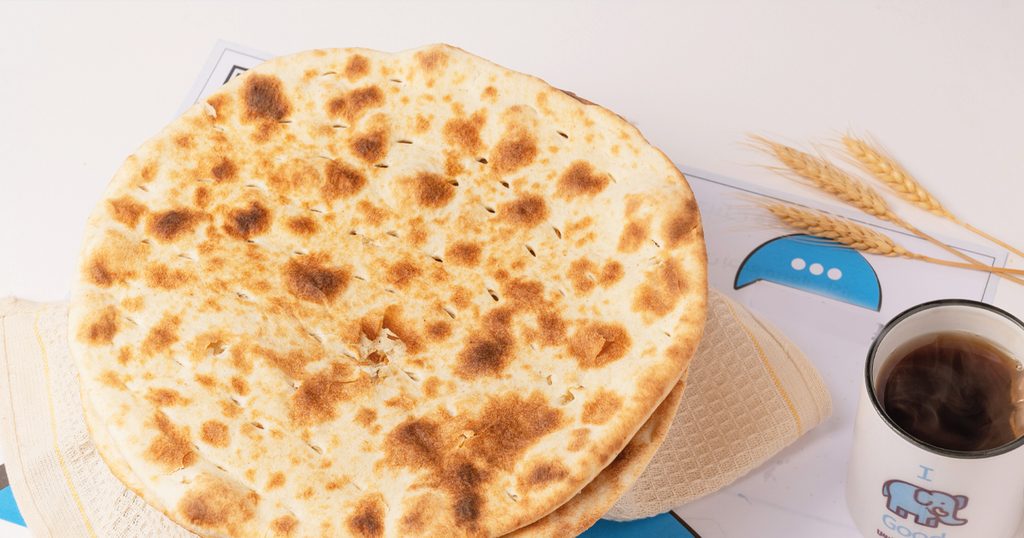 خبز التميس مصدر الصورة: حساب فطور فارس f6or_faris@