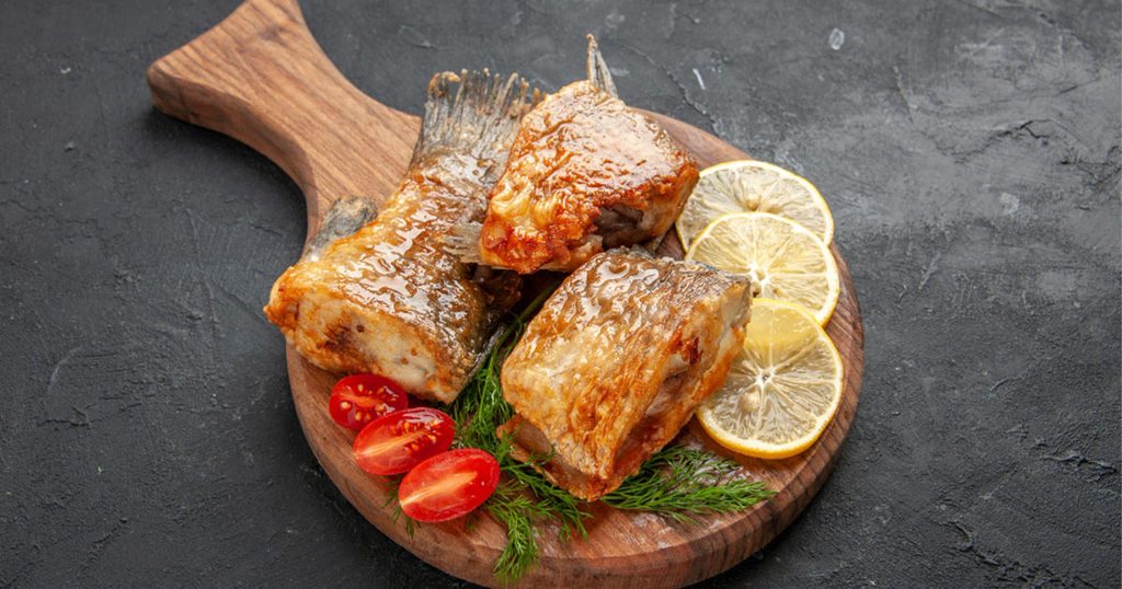 سمك مقلي شهي!