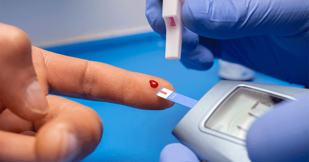 قياس مستوى السكر في الدم
