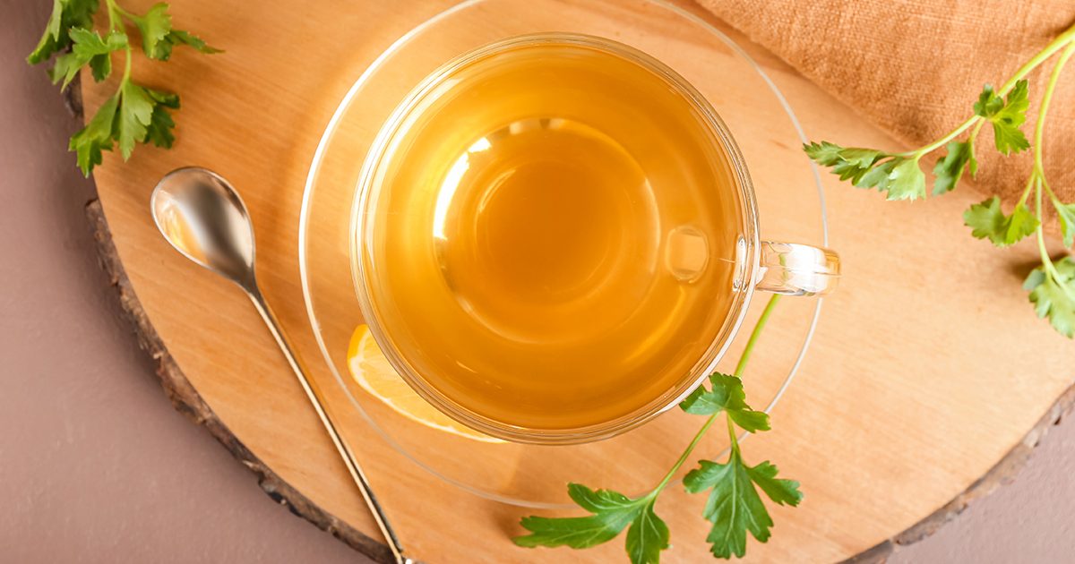 شاي البقدونس والكرفس أطيب طبخة