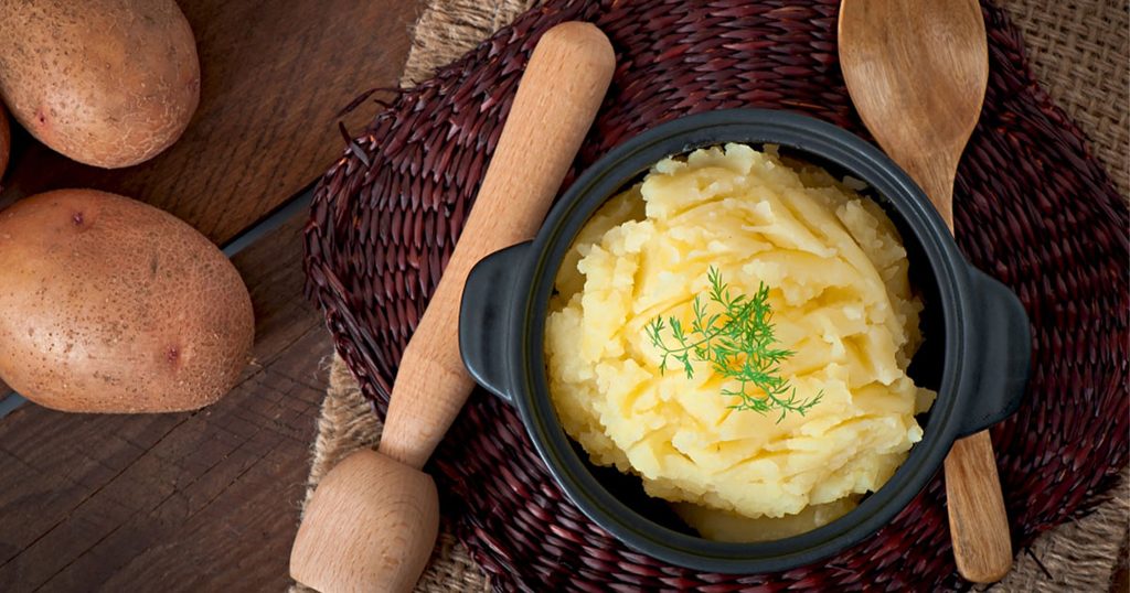 بطاطس مهروسة