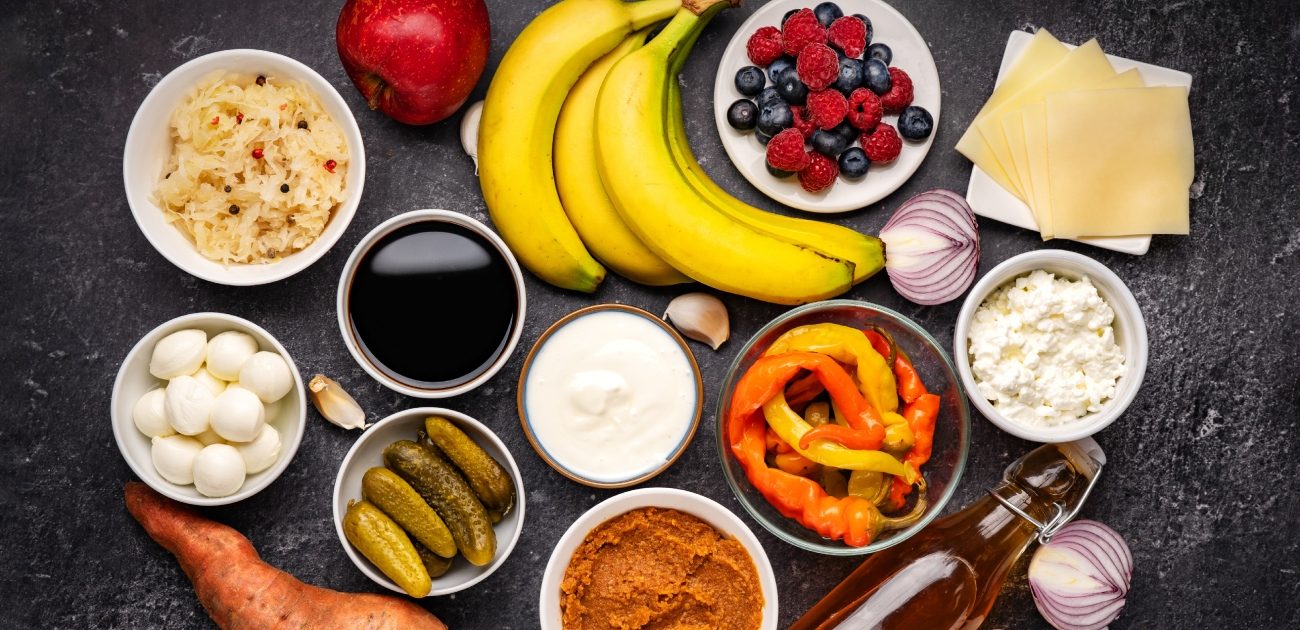الأطعمة الغنية بالبروبيوتيك