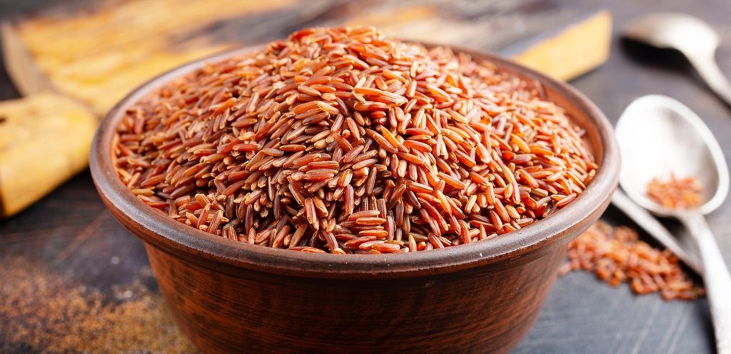 الأرز البني