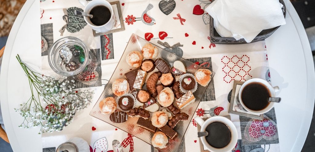 قهوة مع الشوكولاتة