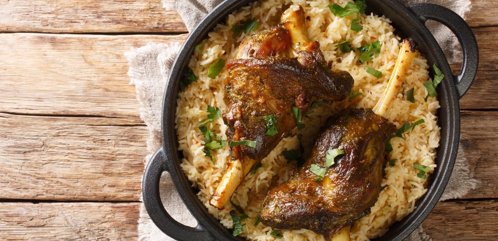 طبق رئيسي من المطبخ العربي