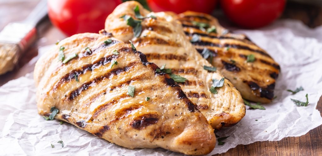 صدور دجاج مشوية