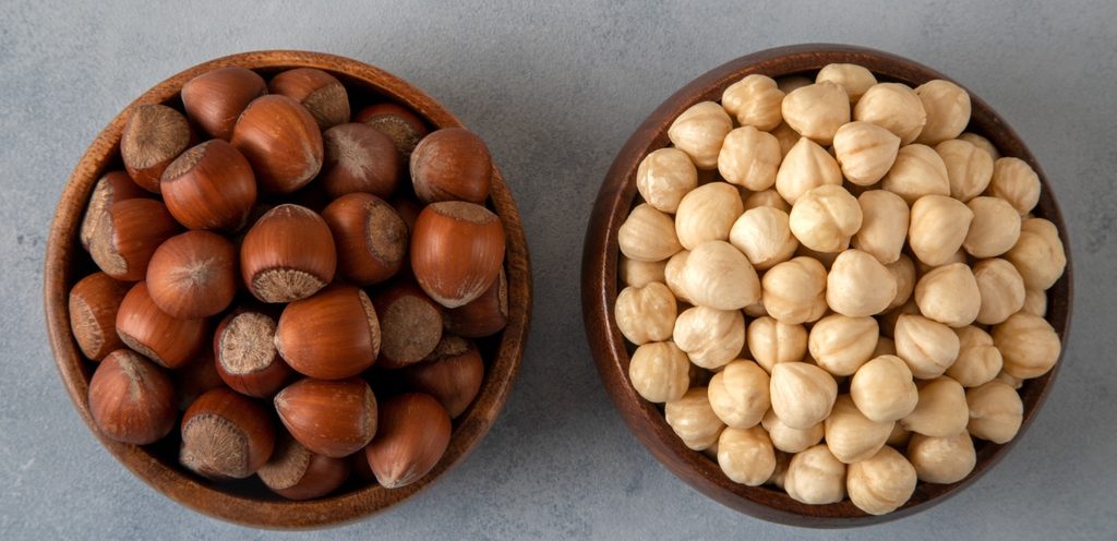 حبات من البندق