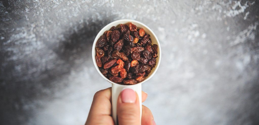 حبات من الزبيب