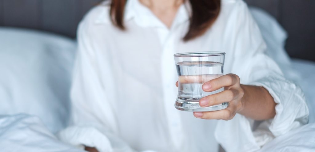 التوقف عن شرب الماء ليلاً