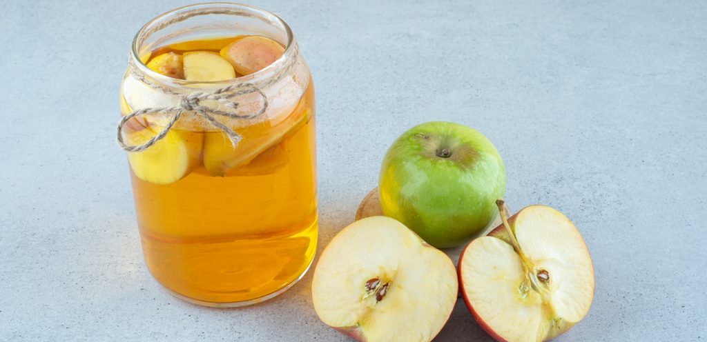 تناول خلّ التفاح