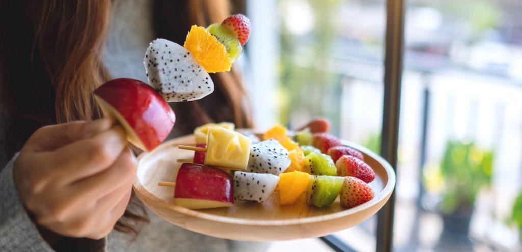 فواكه مع الملح