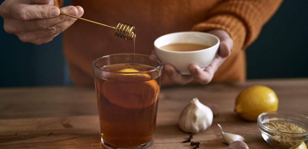 شاي الليمون بالعسل