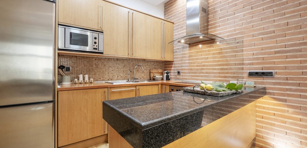 تصميم المطبخ بشكل U