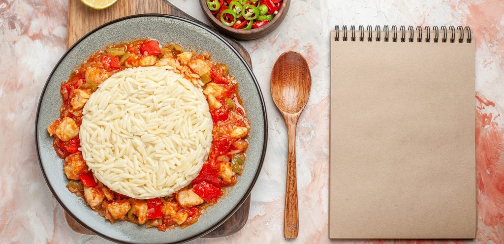 طريقة تقديم الأرز الأبيض