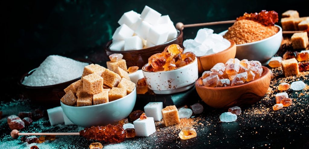 أنواع مختلفة من السكر