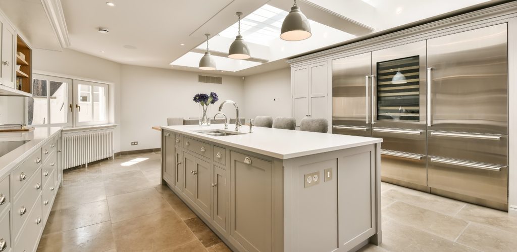 مطبخ ستانليس ستيل عصري