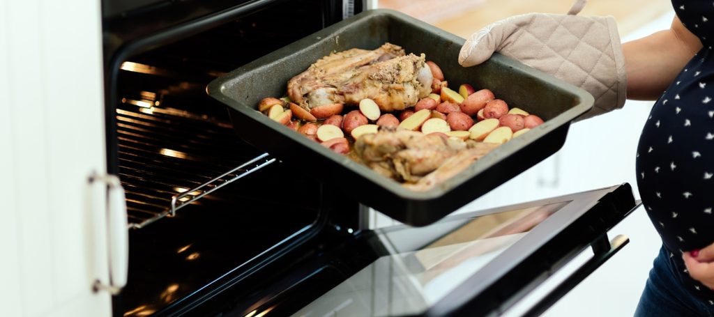 دجاج بالفرن