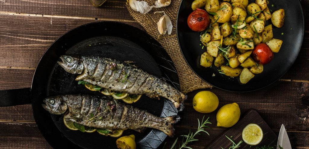 السمك المشوي