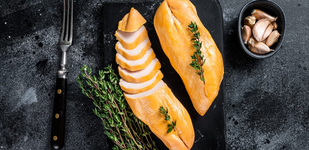 تقديم صدور الدجاج