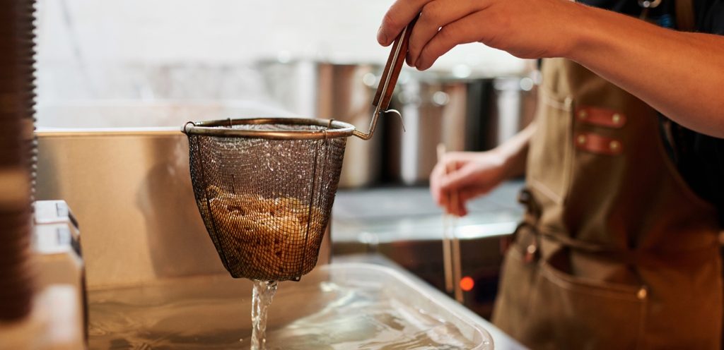 تصفية المعكرونة