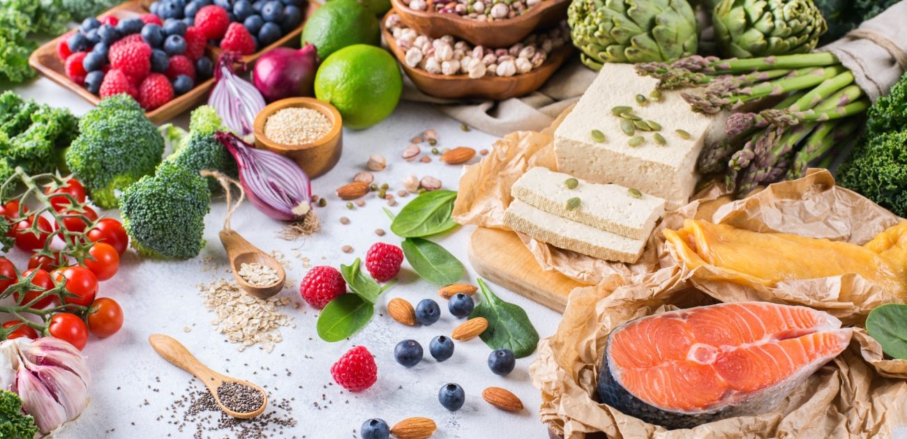 أطعمة صحية متنوعة