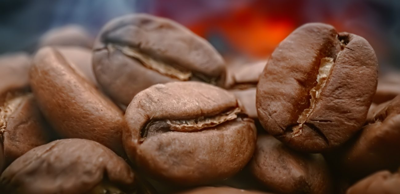 حبوب البن الطازجة